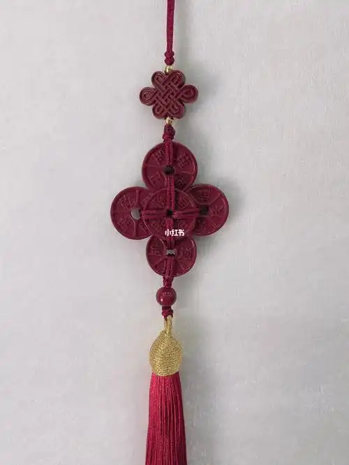 朱砂五帝钱##手工编绳  #朱砂  #辟邪  #压惊 #保平安