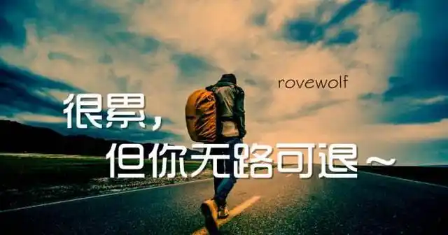 有时无路可退就是你最好的退路