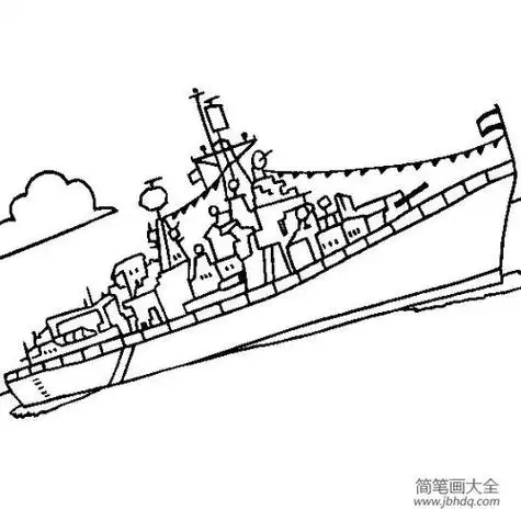画辽宁舰军舰简笔画图片大全101号驱逐舰简笔画简笔画辽宁舰简笔画辽