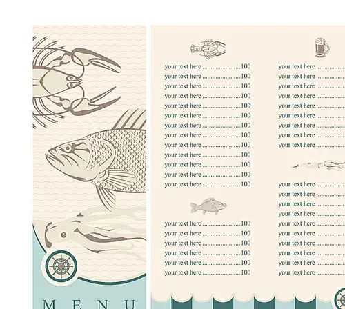 菜单菜谱设计素材