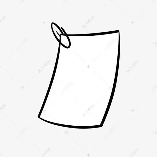 黑白简约便利贴边框