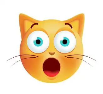 猫惊讶表情图片-猫惊讶表情素材-猫惊讶表情插画-摄图新视界