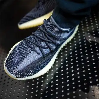 adidas阿迪达斯男女鞋 yeezy系列 侃爷椰子运动鞋 椰子350 carbon 黑