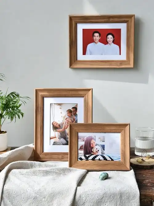 相框海马结婚登记照相摆台证件照片定制同款8寸相框