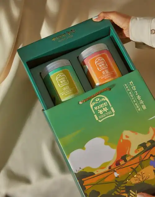 韩国nongbustore稻米包装设计