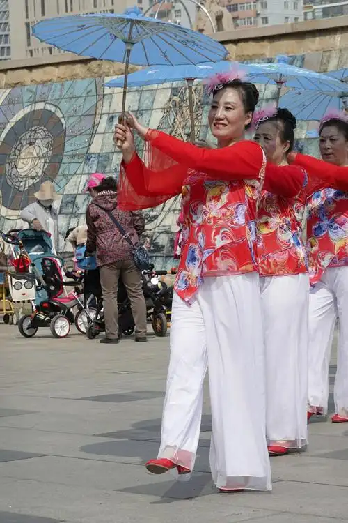 土城大妈的广场舞