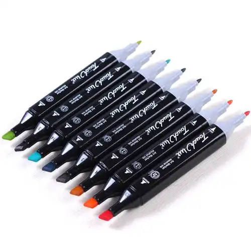 正品用手绘画专用美术手绘学生touch全套204色马克笔