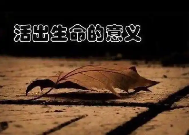 生命不在于长短而在于是否有价值有意义