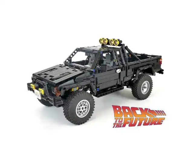 xtra cab 4x4皮卡(hilux)-回到未来|完整型号-积木高手-乐高免费图纸