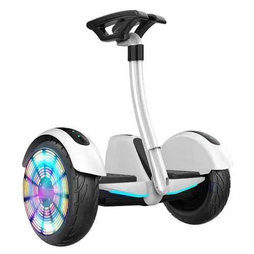 路灿自平衡车儿童8-12电动双轮成年带扶杆10寸两轮智能代步车