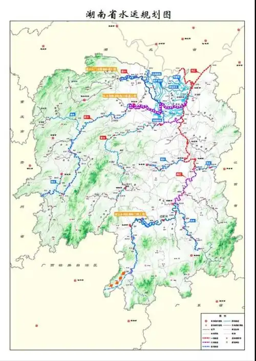 湖南新开工三个水运重大项目,涉及湘江,沅水,澧水