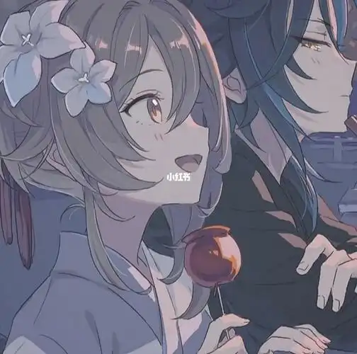 原神女孩仆人亲亲