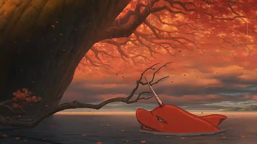 大鱼海棠:神树重现生长,但是鲲却很伤心,独自在水下游荡