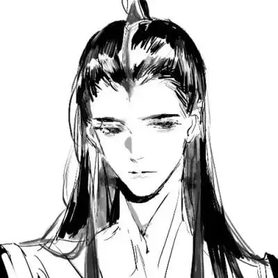 侠客头像男生古风黑白图片