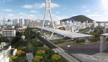 罕见!福建龙岩大桥顺利完成"第二次转体"