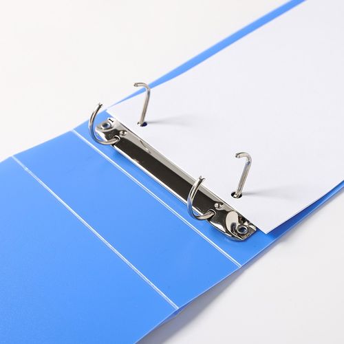 斐玉a5票据夹两孔活页双孔文件夹财务打孔单据夹2孔d型资料夹二孔夹