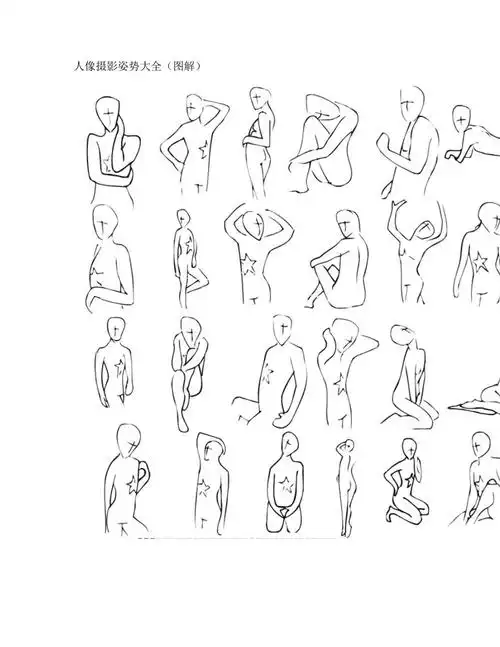 人像摄影姿势大全图解