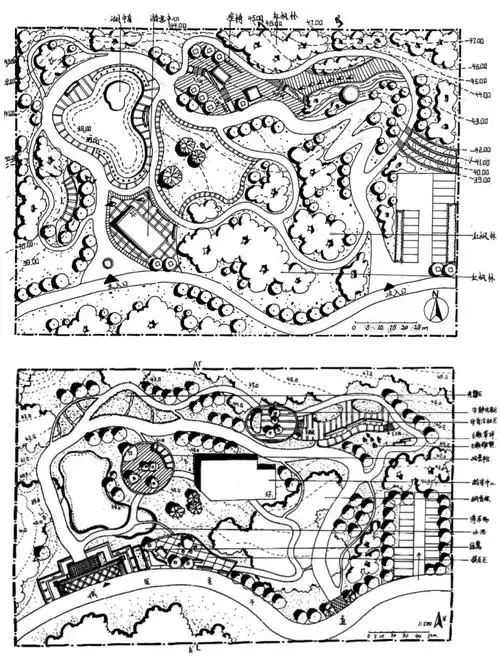 景观手绘节点平面图方案抄绘分享