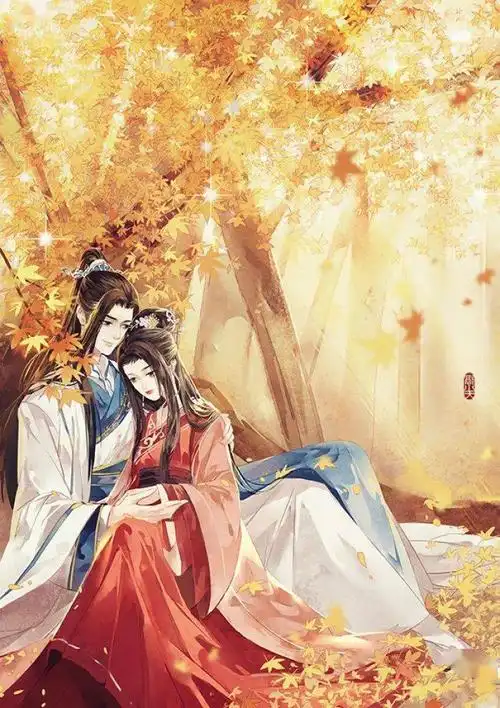 精选高清壁纸古风情侣谁会在一个轮回里与我一起与飞雪为舞同花凋笙歌