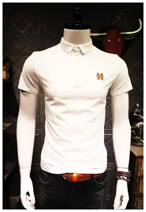 国际轻奢侈大牌ins小蜜蜂刺绣短袖t恤男潮牌修身个性时尚2020夏潮流