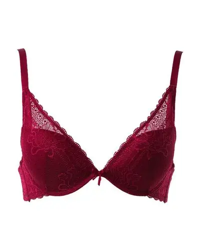 triumph/黛安芬繁花似锦深v聚拢性感蕾丝边有钢圈文胸内衣e001635