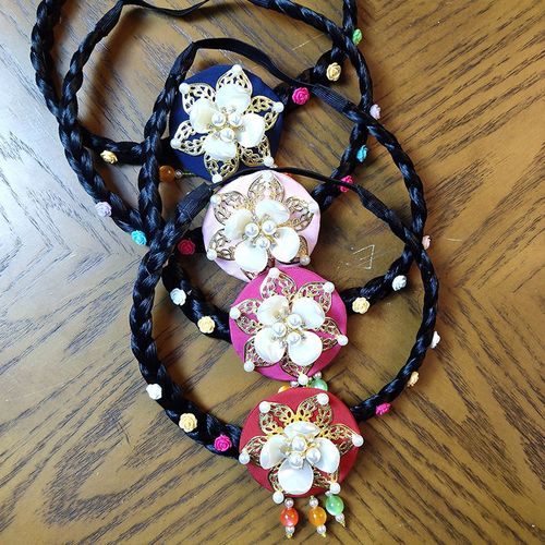 韩国发饰韩服发箍发带朝鲜族少数民族韩服表演出头饰配件儿童成人