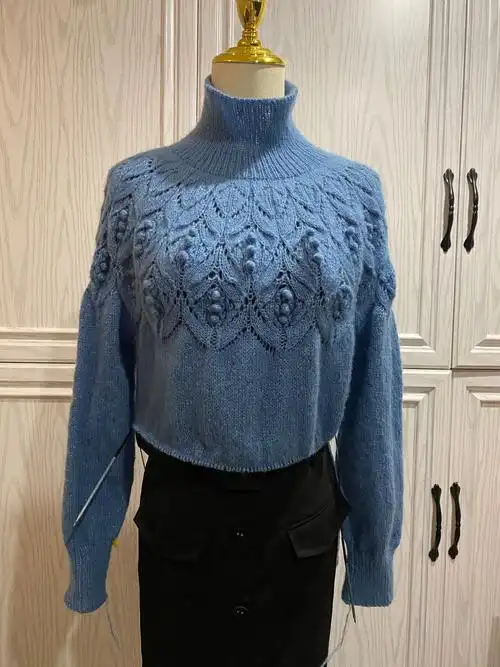 阳光少年1923 的想法: 月亮 女士棒针叶子花圆肩毛衣-编织教程 - 知乎