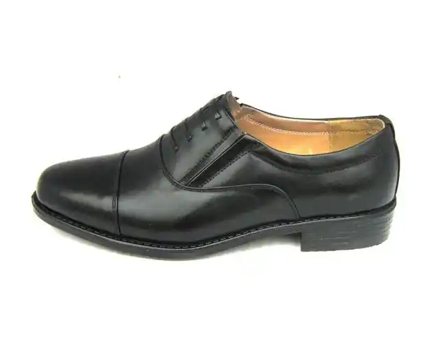 3515强人 07a武警 部队皮鞋三接头单款牛皮鞋 男士商务休闲皮鞋