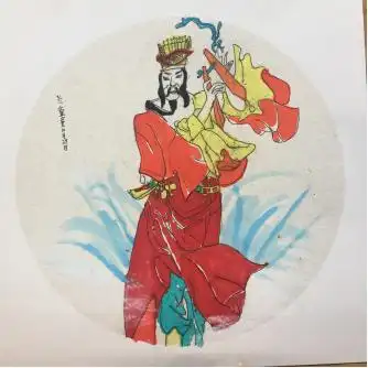 少儿创意美术《八仙过海》,第二个女生画的何仙姑,真的惊艳到我