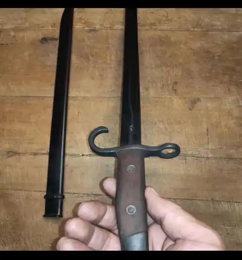 原厂鞘户外高强度防身收藏纪念品便携加厚三棱军棱56式m9二战老式刺刀