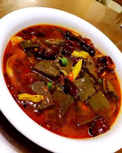 六一的妈做的麻辣鸭血