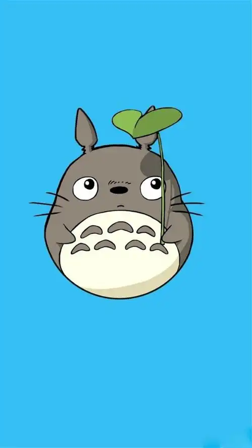 龙猫的个性插图-好看壁纸