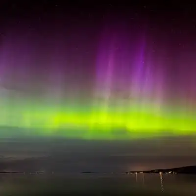 星空极光头像 让人震撼神奇好看的北极光头像图片-唯美头像