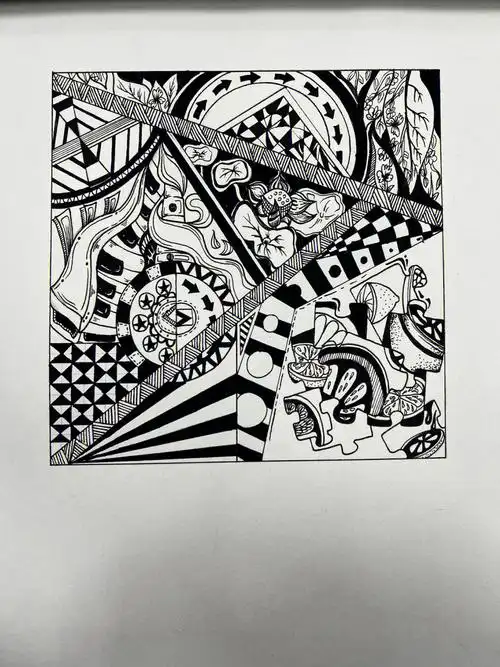 平面综合构成设计作业#平面构成  #设计  #综合构成