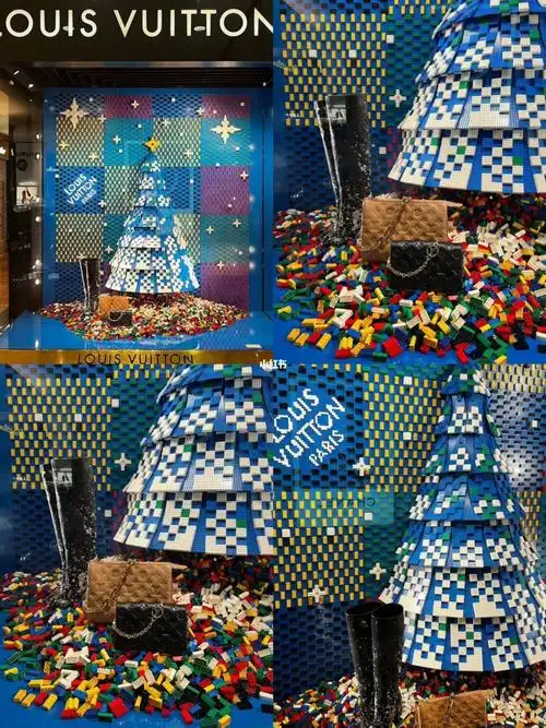 路易威登lv乐高联名橱窗