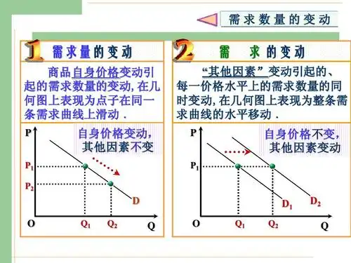所有分类 人文社科 军事/政治 2:供求理论ppt 需求数量的变动 需求量