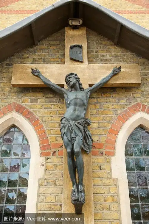 在耶稣被钉死在十字架上