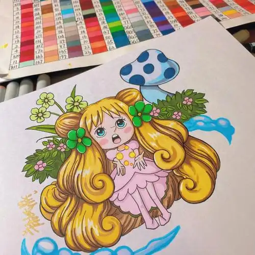 手绘海贼王曼雪莉公主有过程