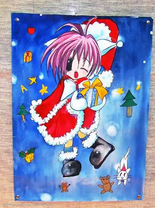 一中学生美术作品图片