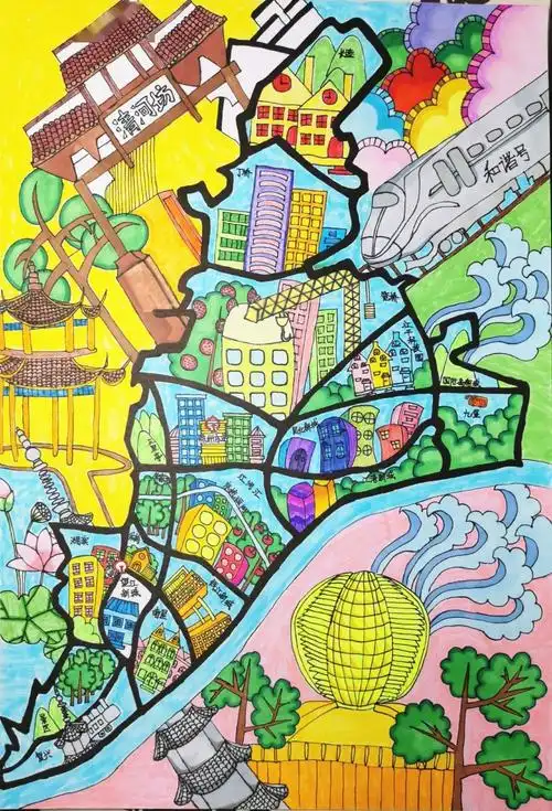 美丽新上城手绘地图我眼中的新上城随手拍活动获奖名单新鲜出炉看看有