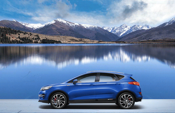 汽车白云奔跑炫酷gif动图_动态图_表情包下载_soogif