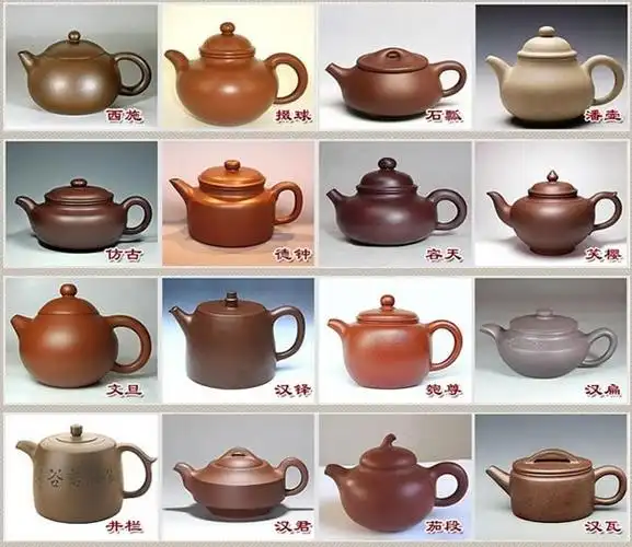 景舟八式紫砂壶图片及名称,经典壶型顾景舟八式值多少钱?