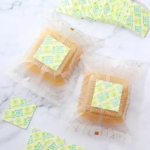 食品保鲜卡 50型月饼保鲜卡烘焙面包包装袋盒外控型酒精脱氧剂片