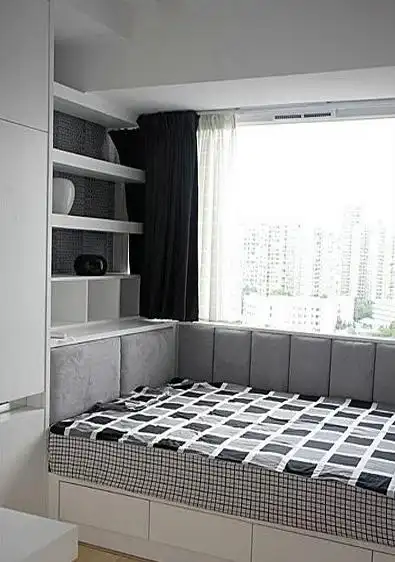 客厅阳台改卧室效果图