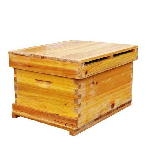 蜂箱全套中蜂煮蜡标准十框全杉木蜜蜂箱巢框带框巢础养蜂工具全套