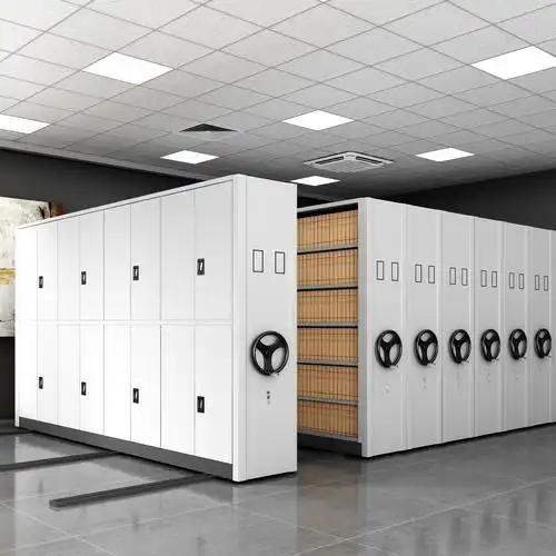 金元宝钢制手摇智能密集柜档案底图架电动移动凭证文件储物资料柜