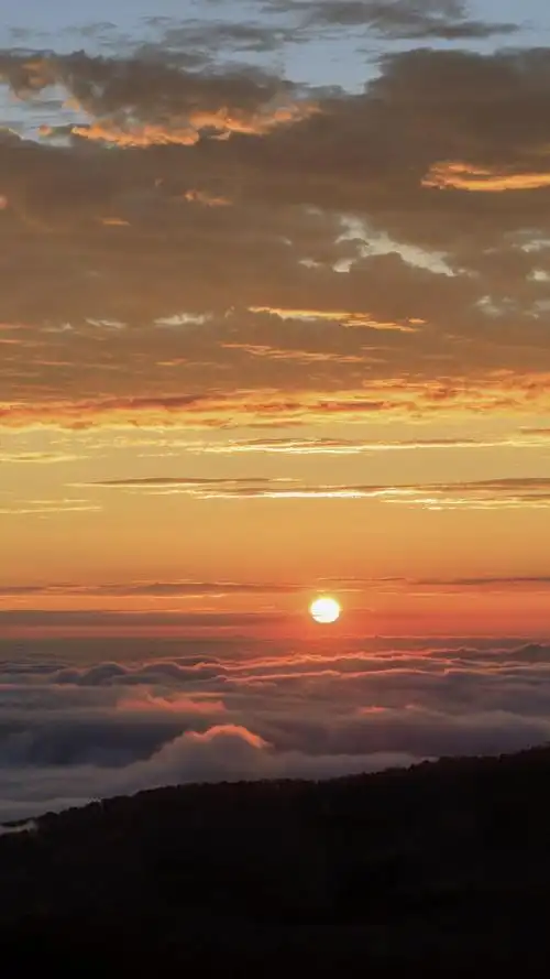 落日夕阳迷人唯美景色,图片,壁纸,自然风景-桌酷
