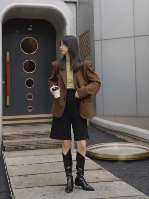 咖色西装才是真正秋冬的味道🍂