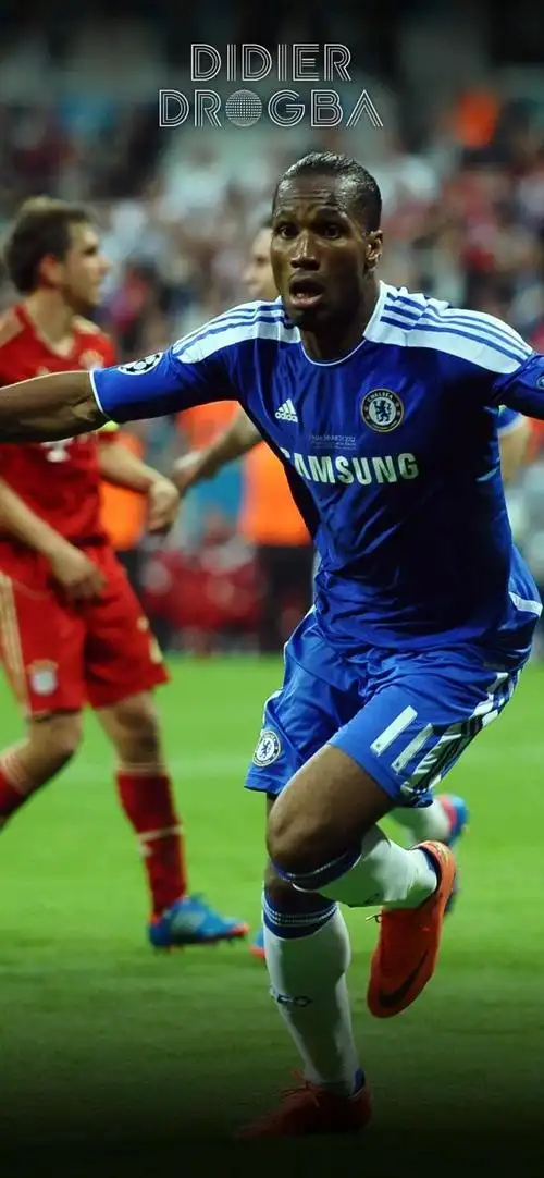 【每日足球帅图】魔兽凶猛丨德罗巴霸气手机壁纸精选_pp视频体育频道