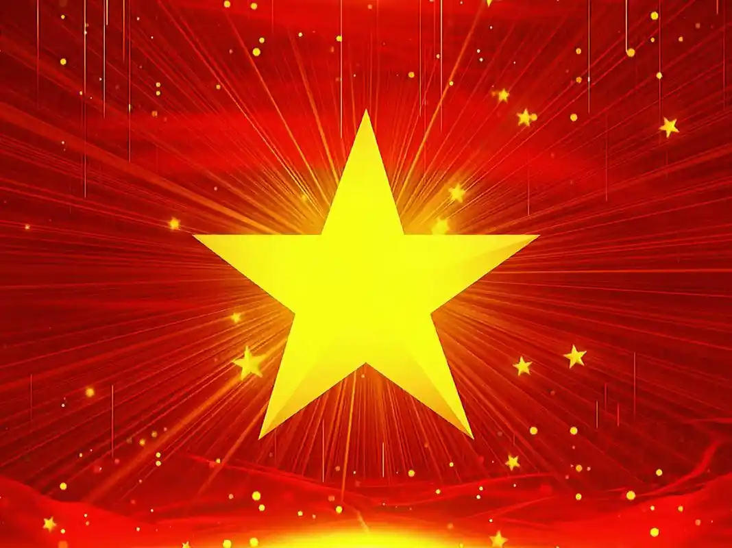 闪闪的红星舞台背景视频素材五角星视频背景 闪闪的红星舞台背景视频